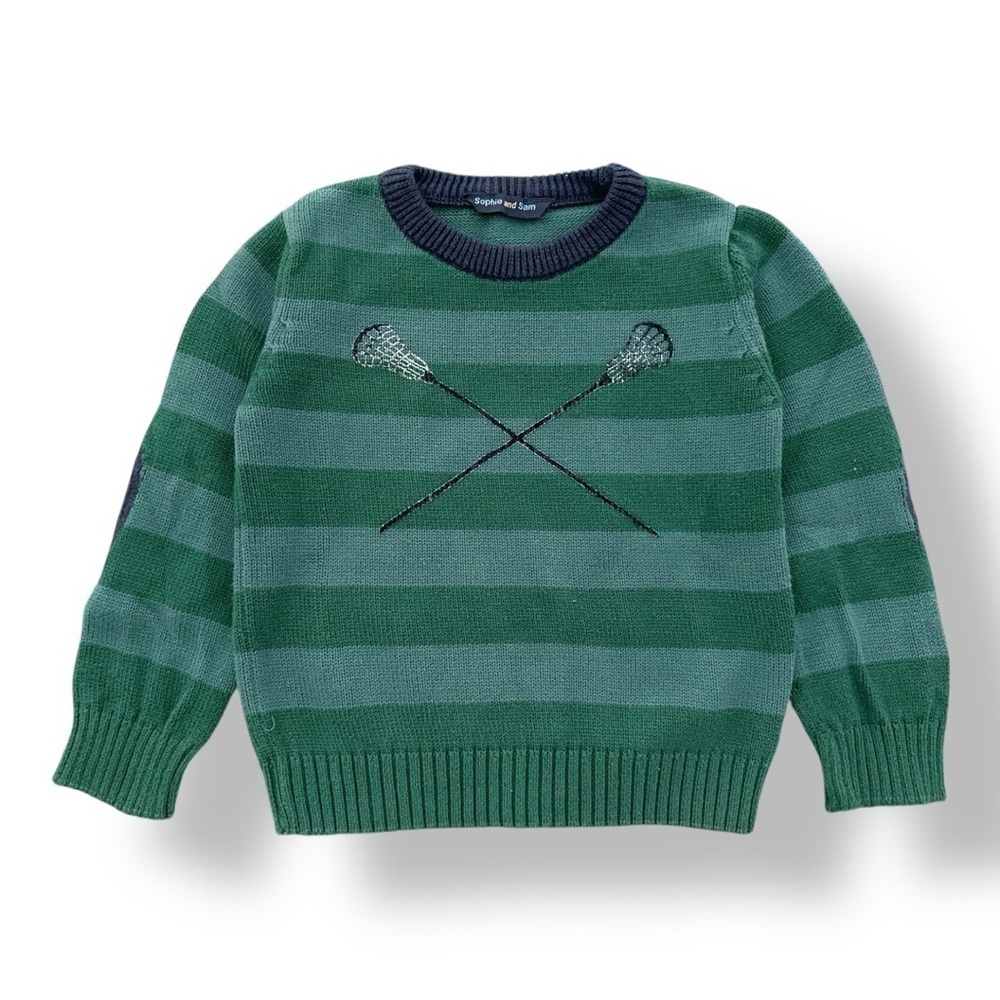 Sophie & Sam | Lacrosse Crewneck Sweater (2T) 🥍